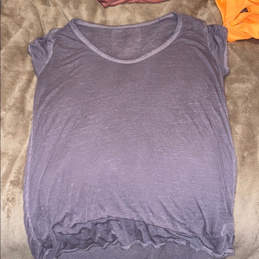 grey athleta top